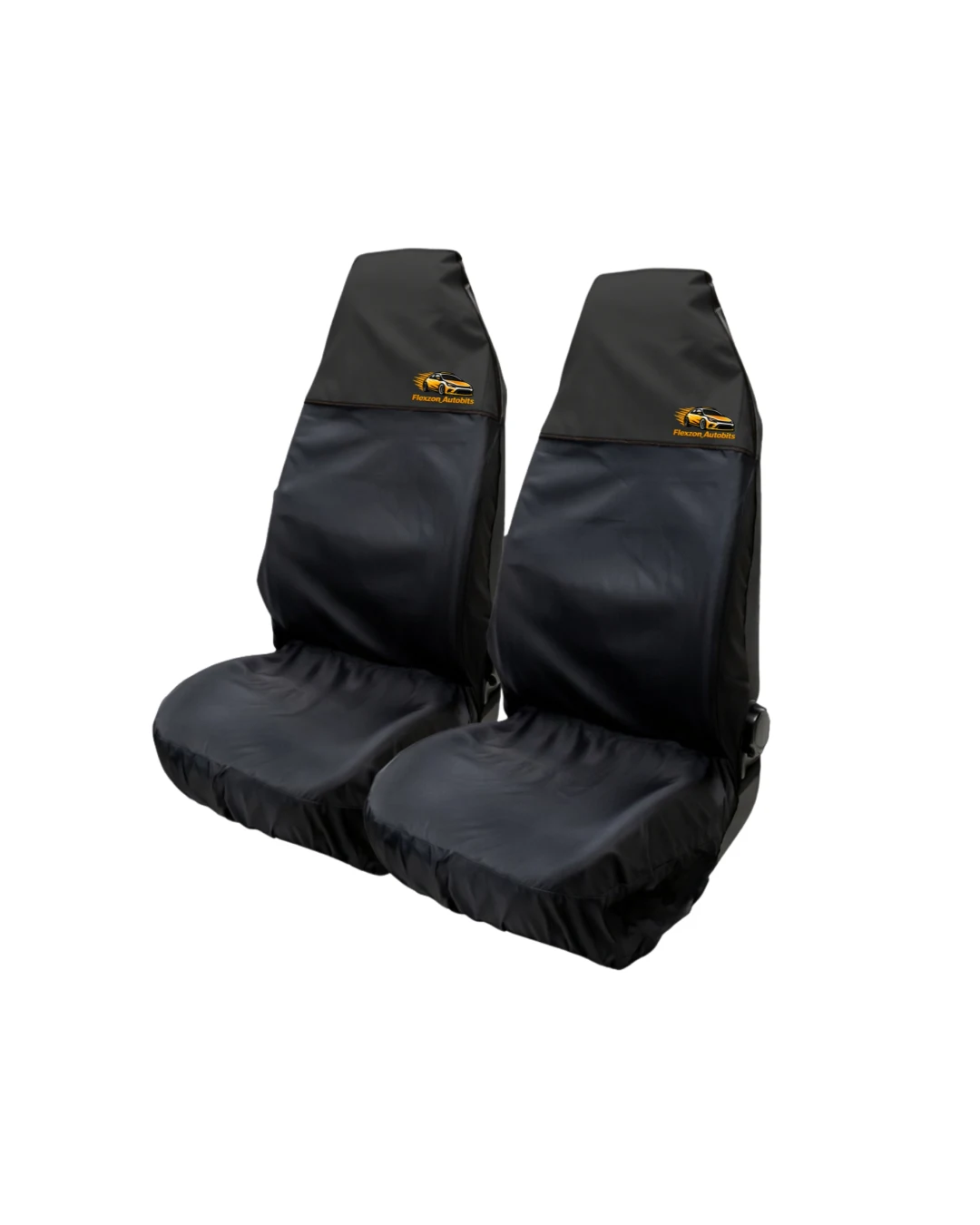 Комплект 2 бр. Универсални водоустойчиви найлонови протектори за автомобилни седалки - черни