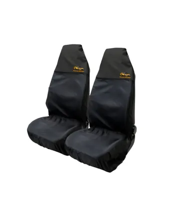 Универсални водоустойчиви протектори за седалки (2 бр) Черно