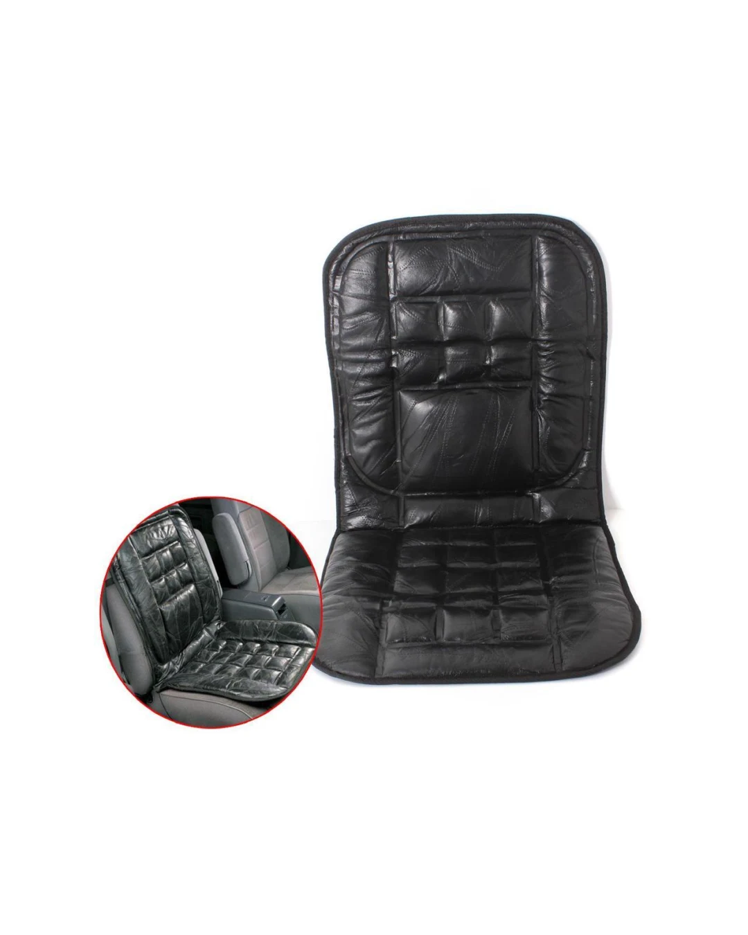 Комплект 2 Броя Ортопедични Масажиращи Авто Седалки От Естествена Кожа