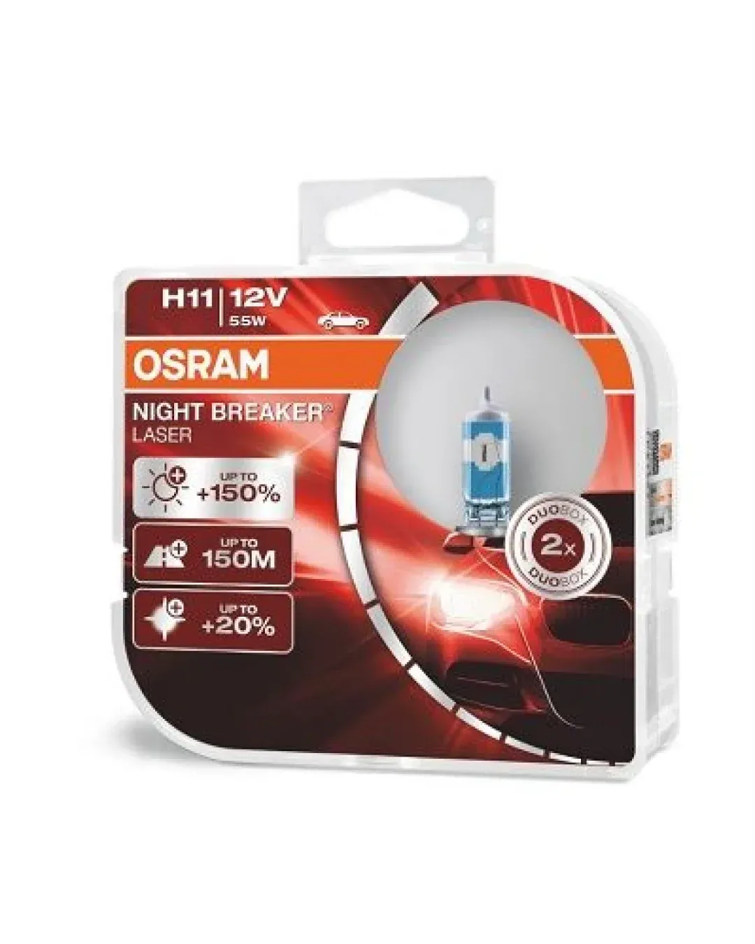 Комплект 2бр. Крушки OSRAM H11 – NIGHT BREAKER® LASER +150%