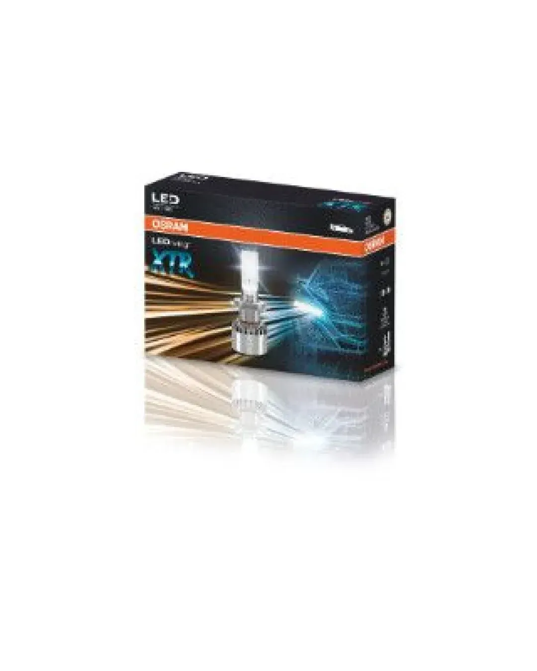 Комплект 2бр LED крушки за автомобил Osram LEDriving XTR H7, 64210DWXTR, 18W, 12V, PX26D, с вентилатор