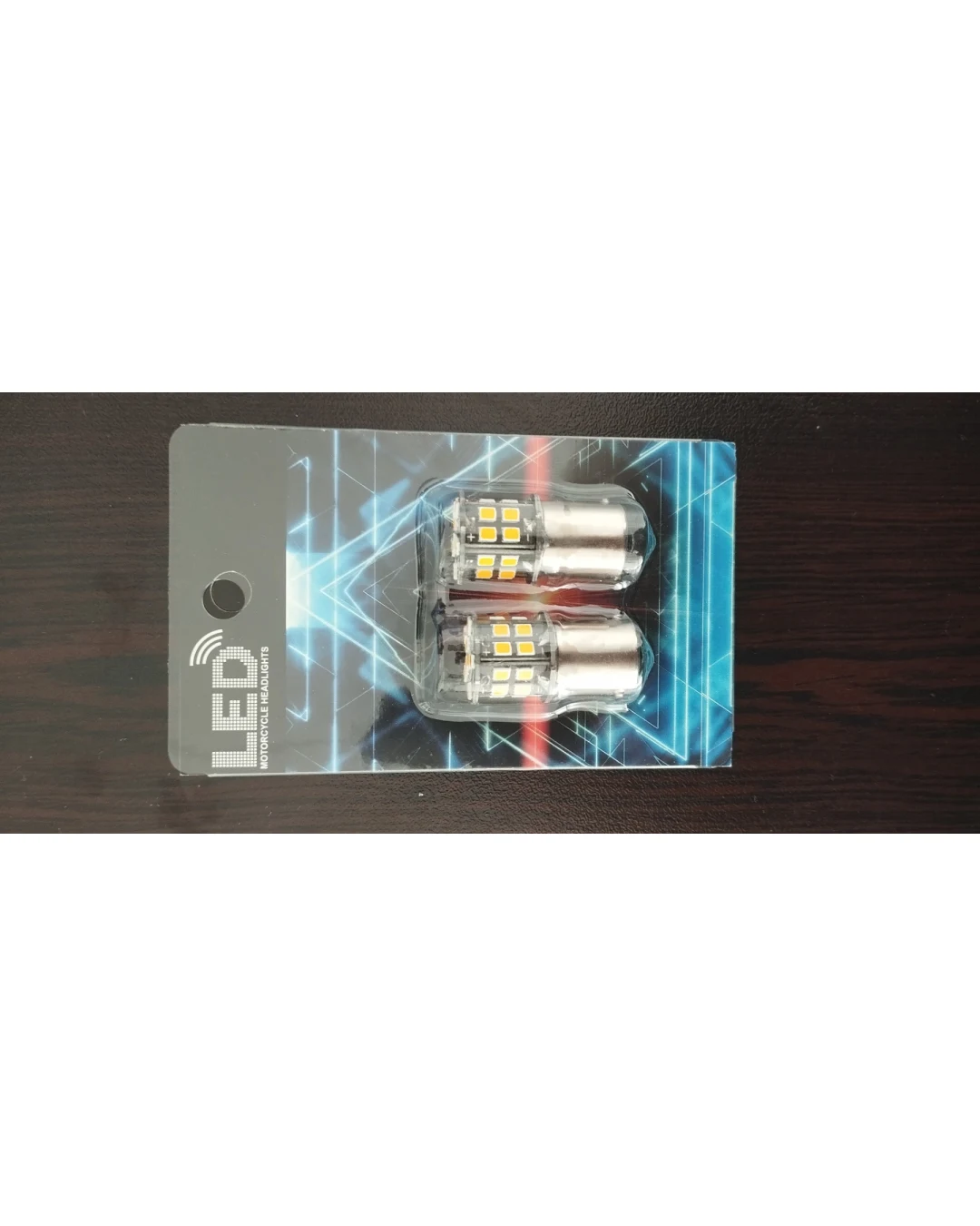 Комплект 2бр. LED Лед Крушки, 30 SMD, BAU15S 1156 (PY21W), 12V, оранжева светлина canbus, разминати пинове (150°)