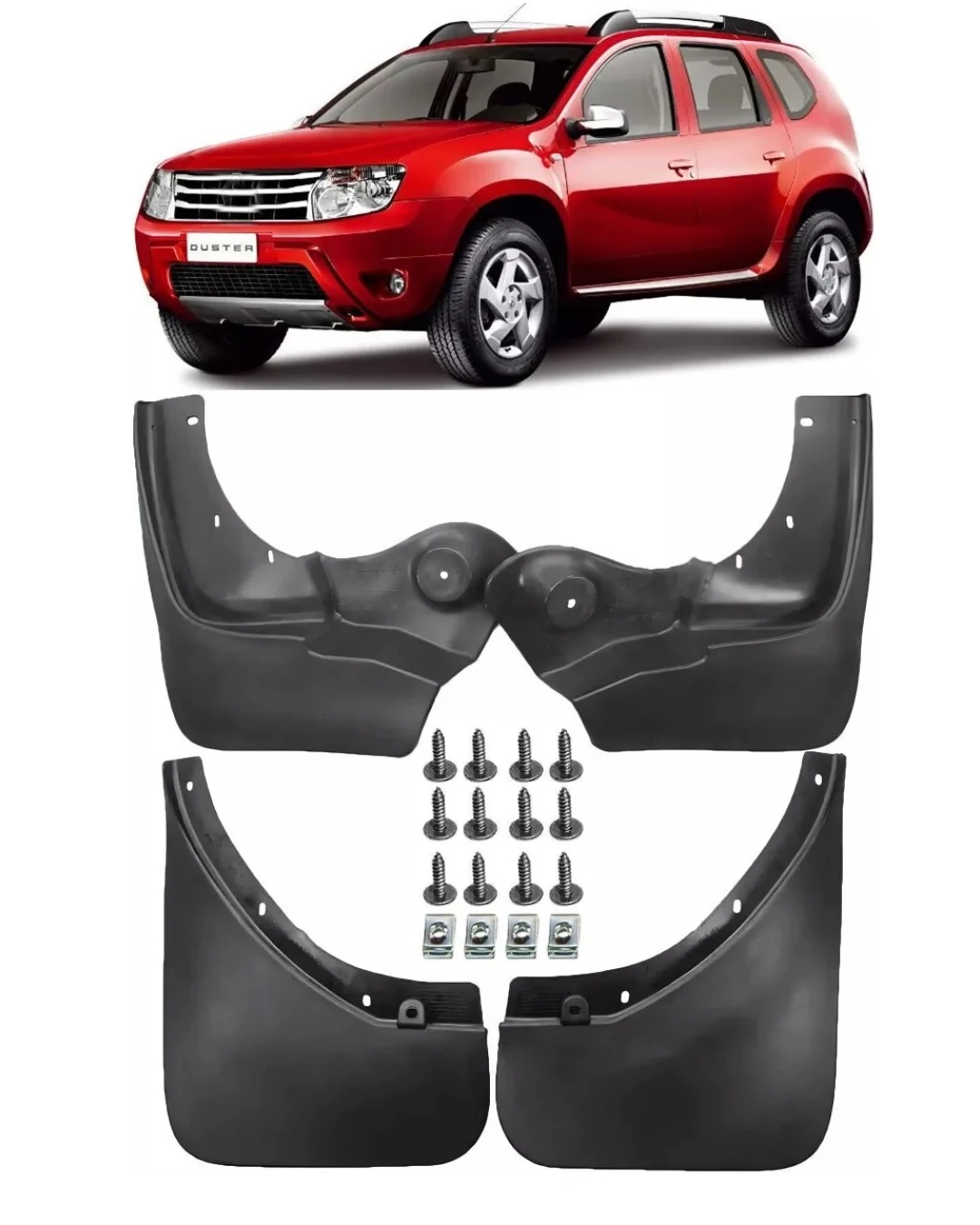 Комплект 4 броя калобрани - предни и задни - за Dacia Duster MK I (2010 – 2015)