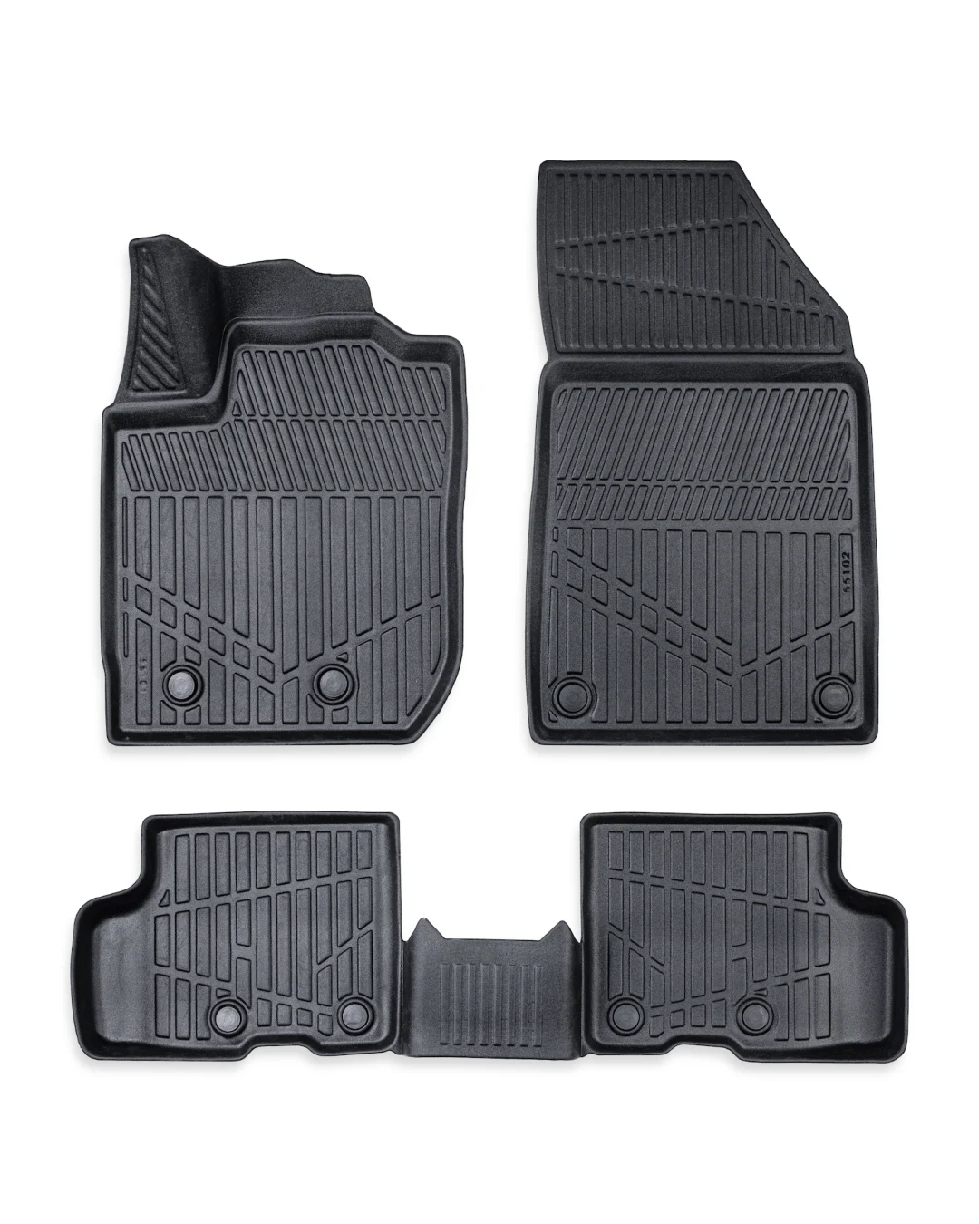 Комплект 4бр. 3D Гумени стелки за купе Erpassan - DACIA DUSTER II 2022-2023