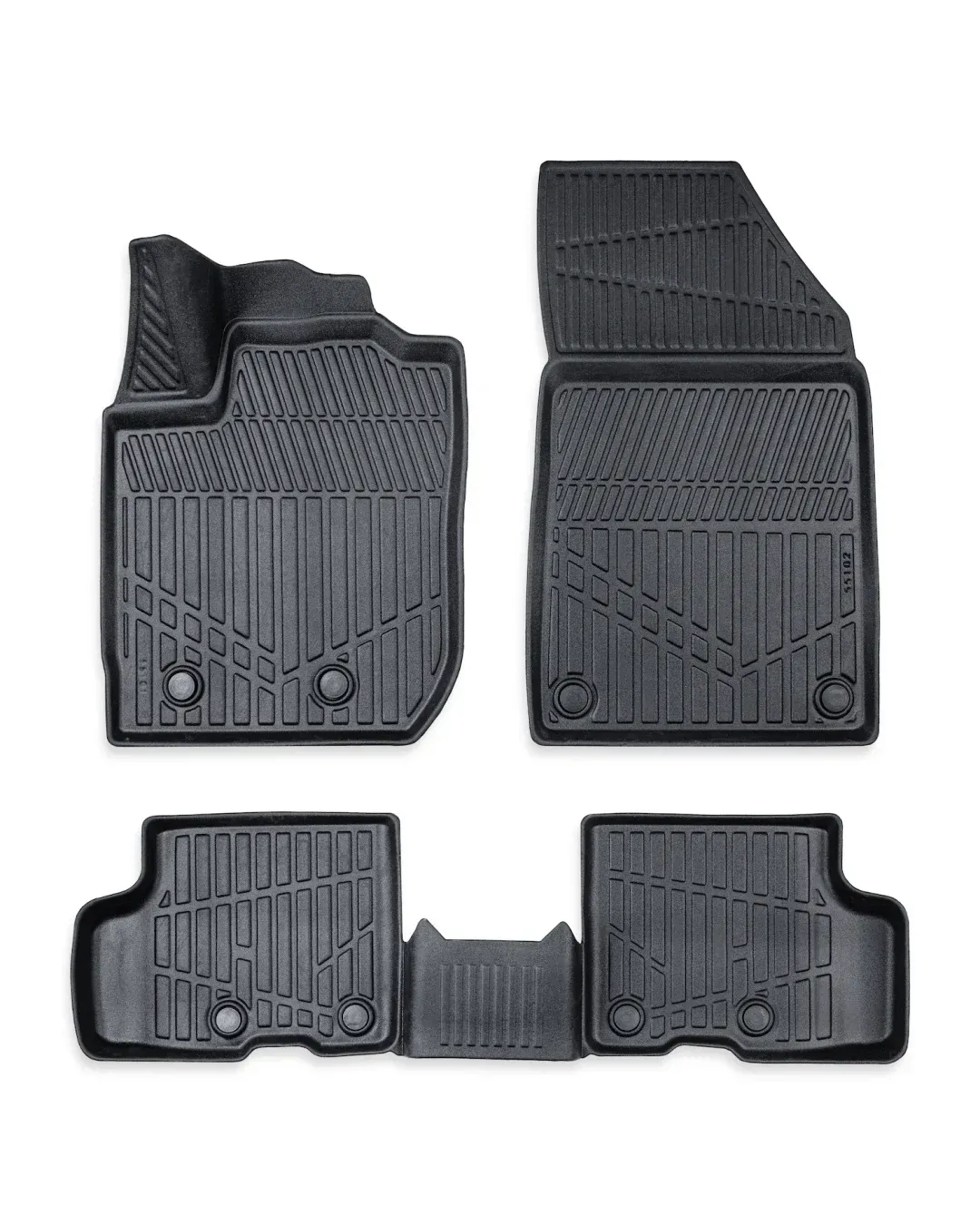 Комплект 4бр. 3D Гумени стелки за купе Erpassan - DACIA DUSTER II 2022-2023