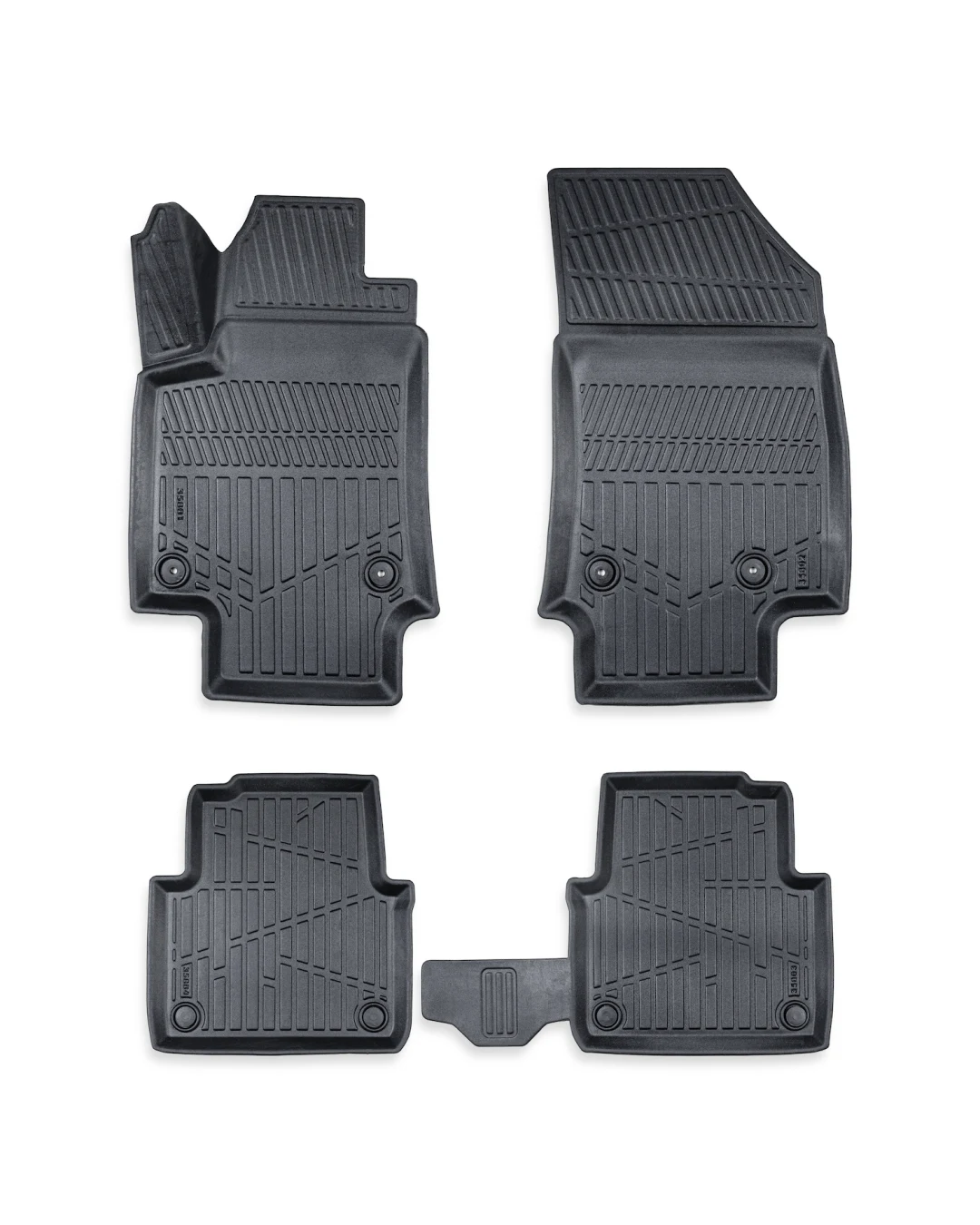 Комплект 4бр. 3D Гумени стелки за купе Erpassan - OPEL CROSSLAND (facelift) 2020+