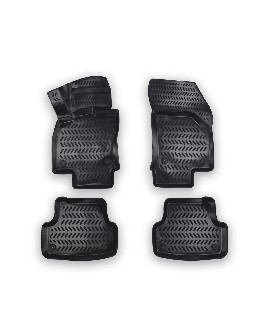 Комплект 4бр. 3D Гумени стелки за купе от TPE гума X-Series за AUDI A3 2013-2020г.