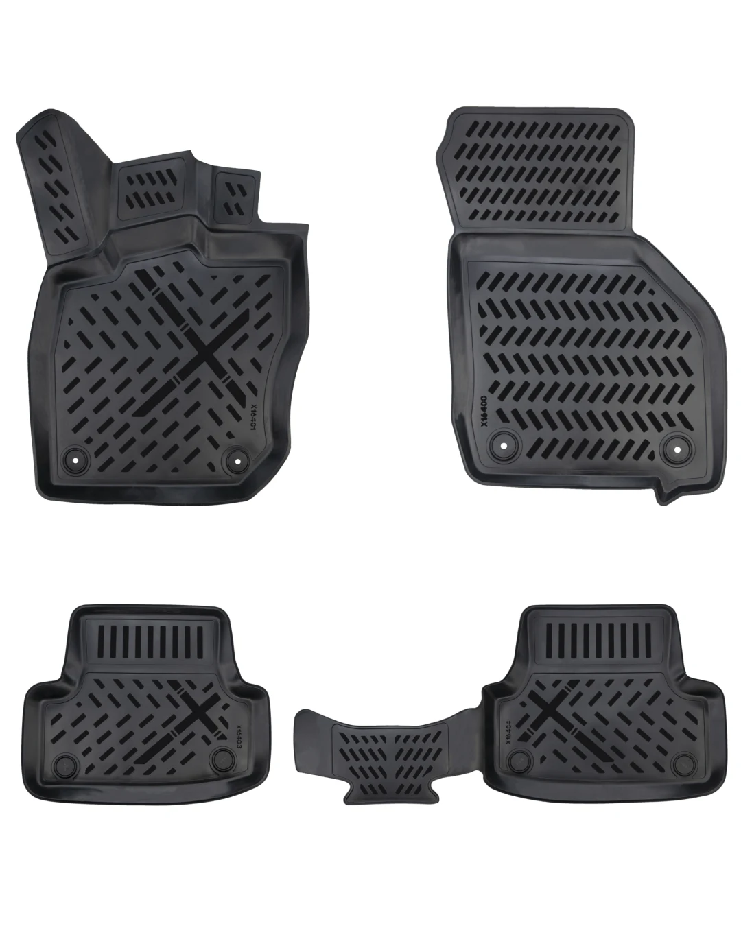 Комплект 4бр. 3D Гумени стелки за купе от TPE гума X-Series за AUDI A3 8Y 2021+