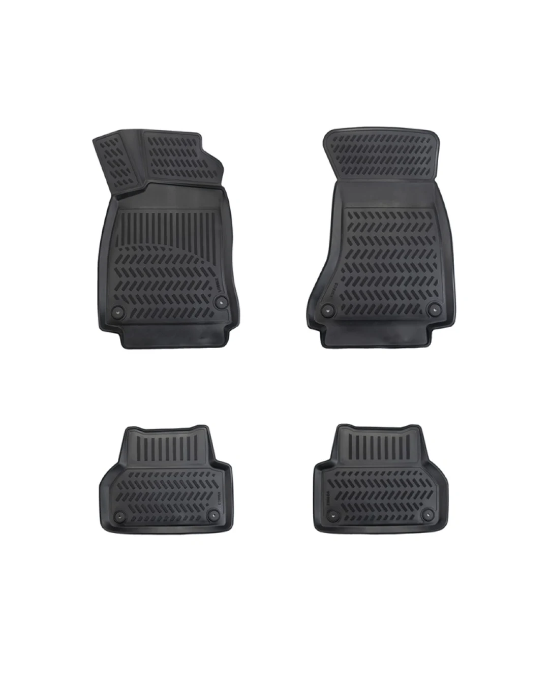 Комплект 4бр. 3D Гумени стелки за купе от TPE гума X-Series за AUDI A5 2016+ SPORTBACK, AUDI A4 2016+