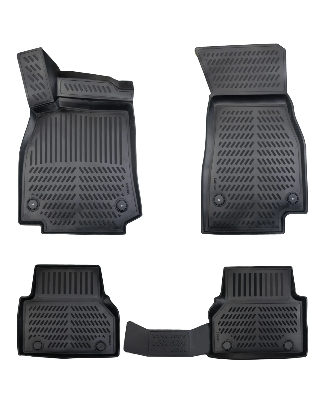 Комплект 4бр. 3D Гумени стелки за купе от TPE гума X-Series за AUDI A6 C8 2018+