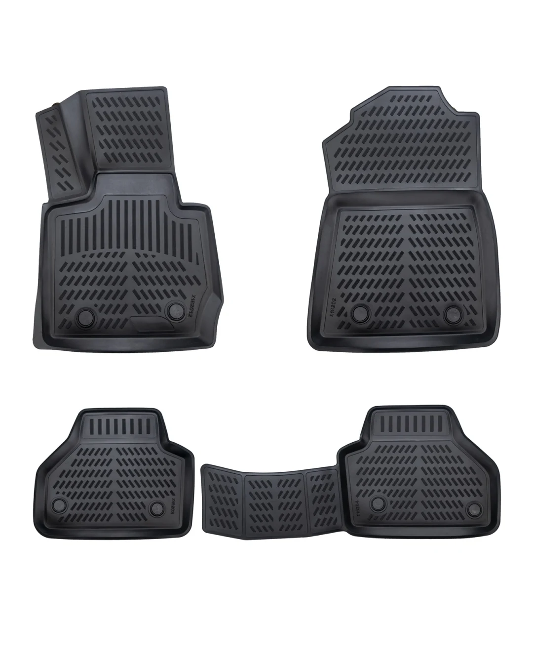 Комплект 4бр. 3D Гумени стелки за купе от TPE гума X-Series за BMW X3 F25 2011-2017г.
