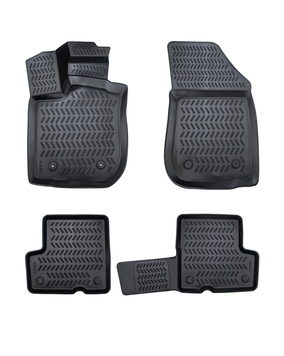 Гумени стелки PSN X-Series за Dacia Logan II (2013-2020), Renault Symbol (2013+)