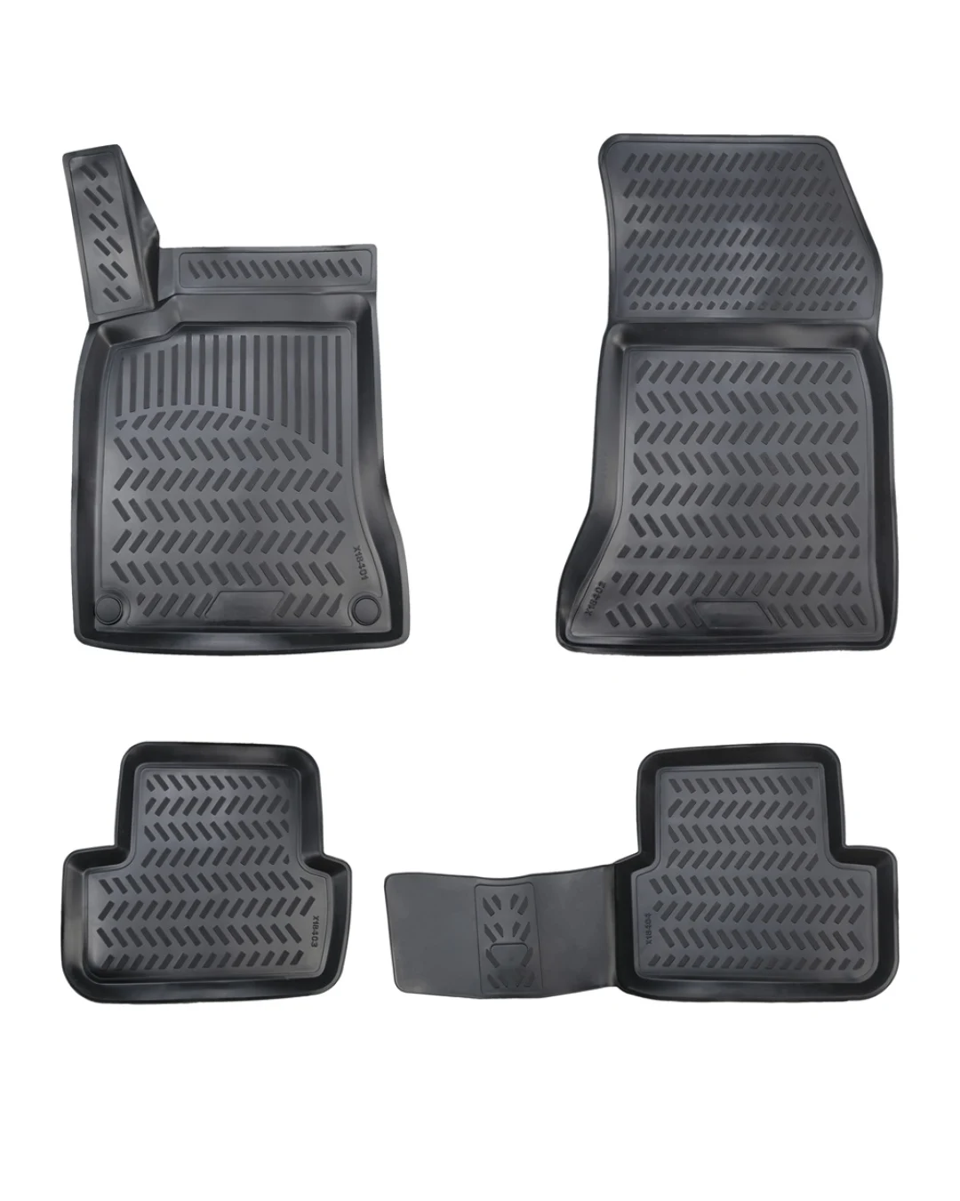 Комплект 4бр. 3D Гумени стелки за купе от TPE гума X-Series за MERCEDES A W176 2013-2018, CLA 2014-2018, B W246 2011-2018, GLA 2014-2020г.