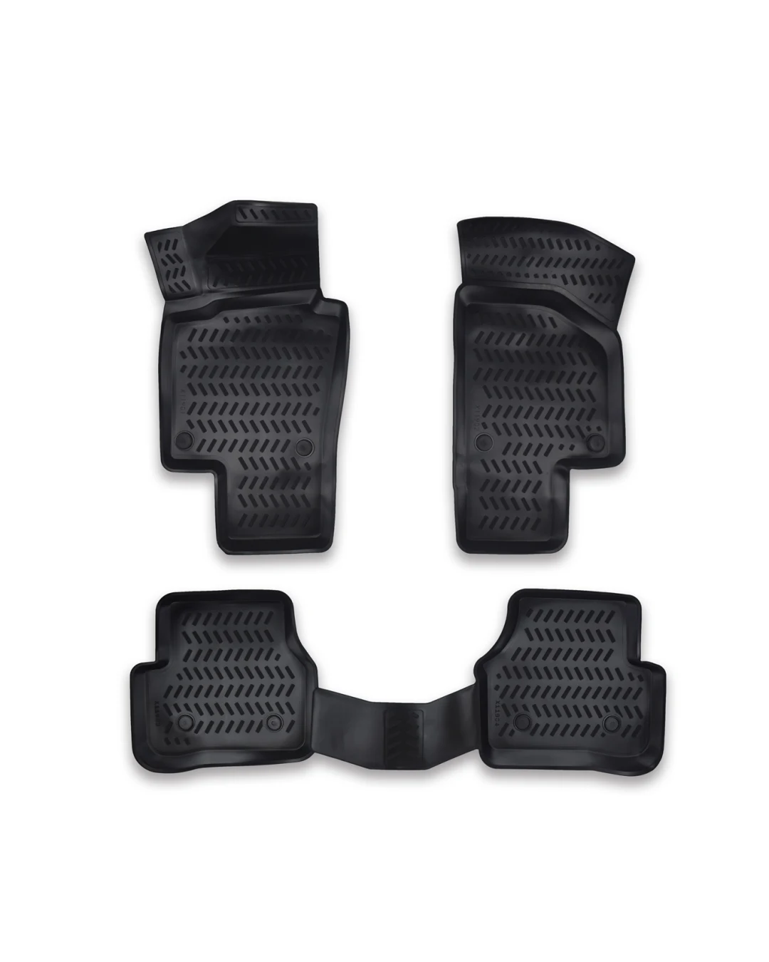 Комплект 4бр. 3D Гумени стелки за купе от TPE гума X-Series за VOLKSWAGEN VW PASSAT СЕДАН B7 2011-2014, B6 2005-2010, PASSAT CC 2012-2017г.