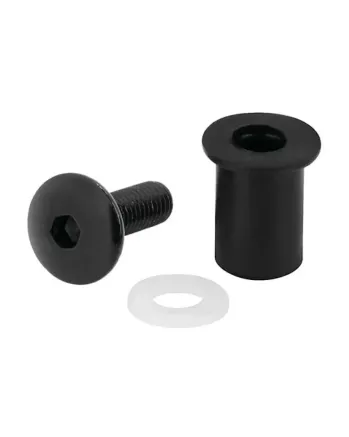 Комплект болтове за слюда 10 бр Black