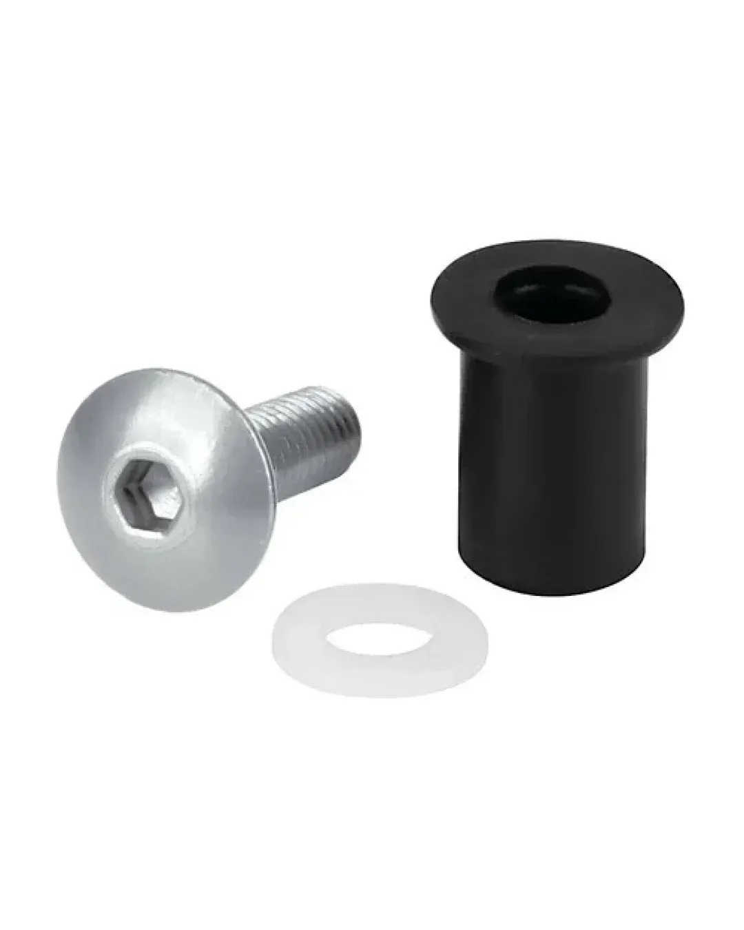 Комплект болтове за слюда 10 бр Silver