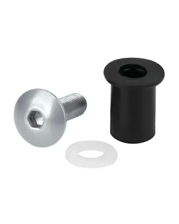 Комплект болтове за слюда 10 бр Silver