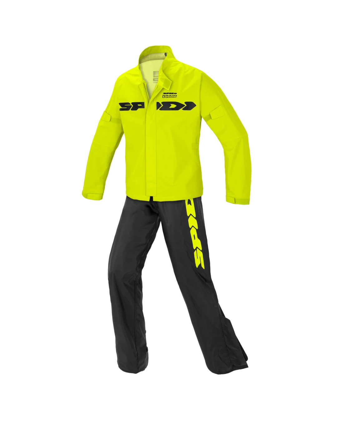Комплект дъждобран SPIDI SPORT RAIN BLACK/FLUO