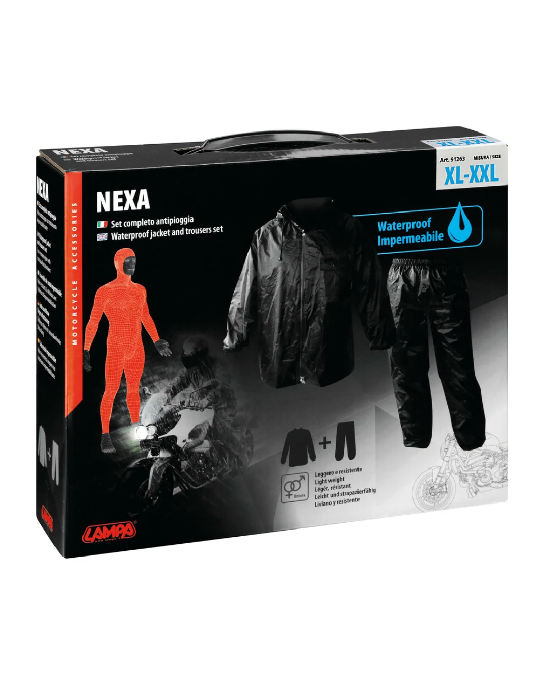 Комплект дъждобрани яке и панталон Nexa 91263