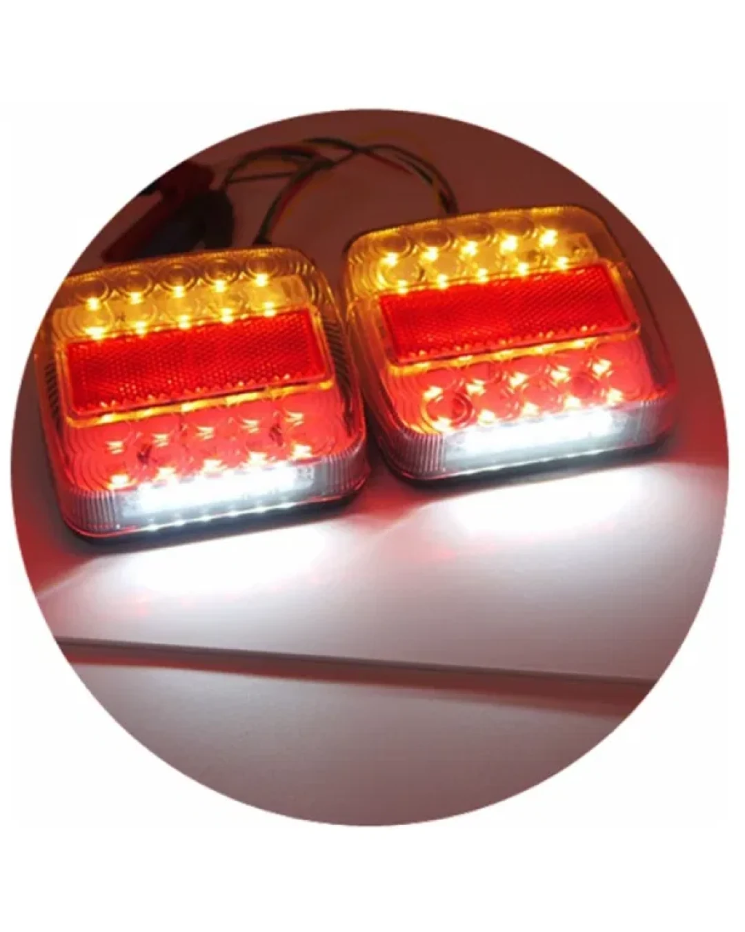 Комплект Диодни LED Лед Стопове 12V - за Бус Камион Ремарке Караванa Платформа