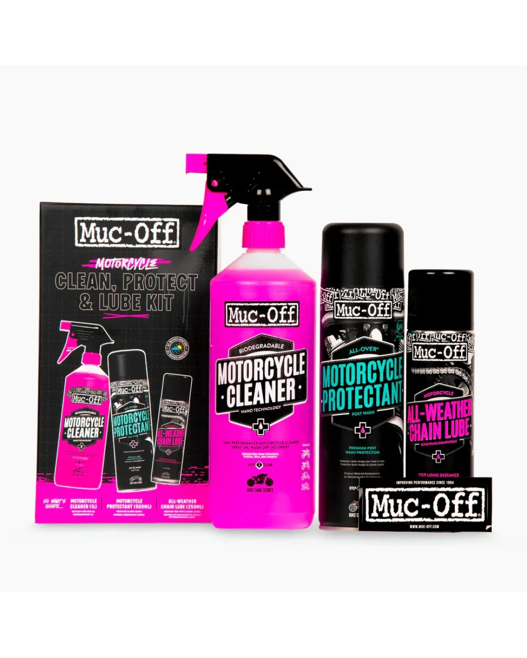 Комплект грижа за мотора MUC-OFF Clean Protect Lube
