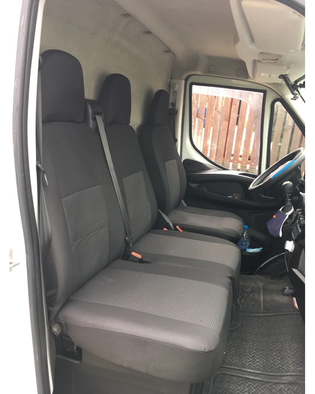 Комплект Калъфи За Седалки, Тапицерия, 2+1 Места, За Ивеко Iveco Дейли Daily 2016+, Текстил