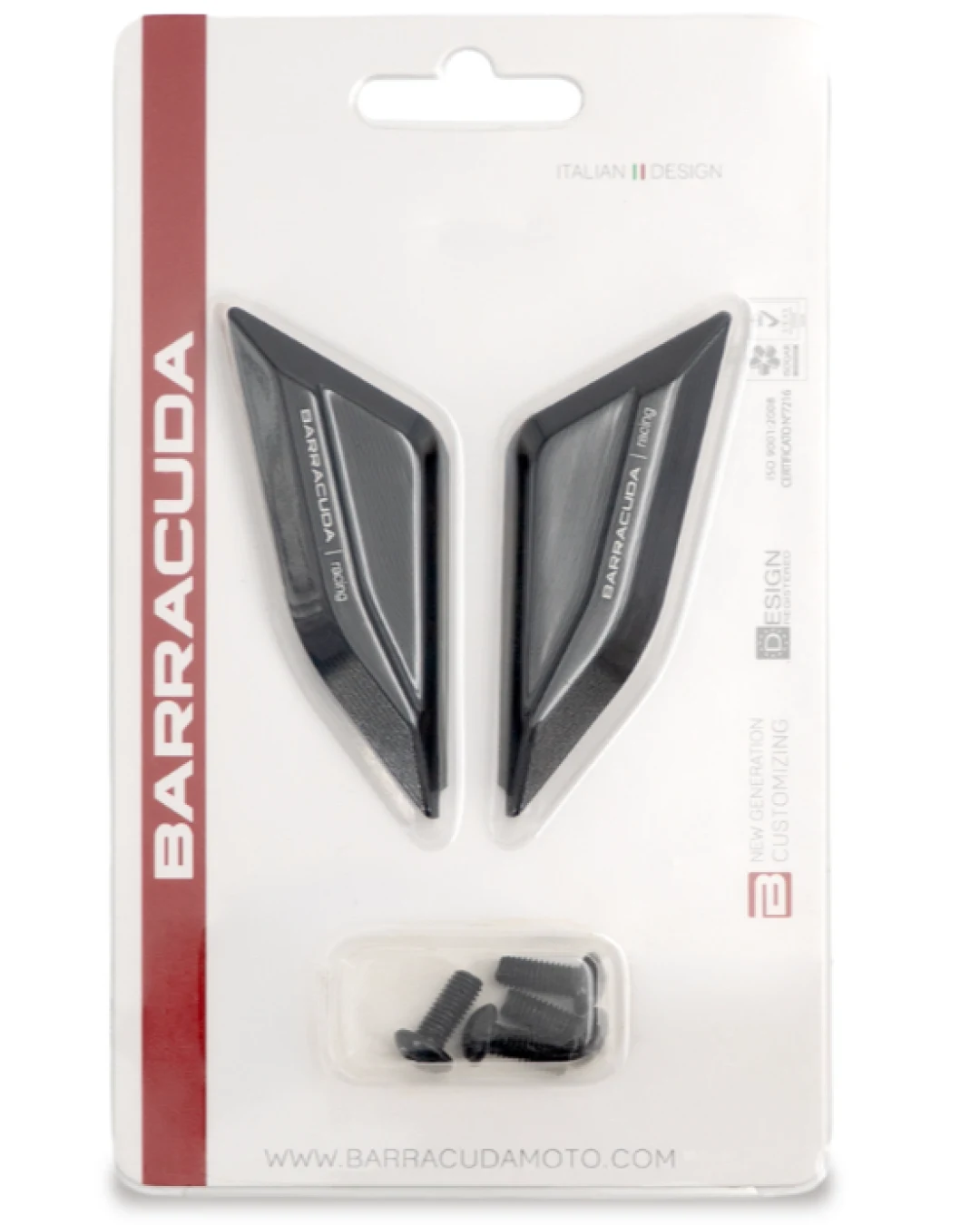 Комплект капачки за огледала BARRACUDA Ducati Panigale V4/V2 (2018-2024)