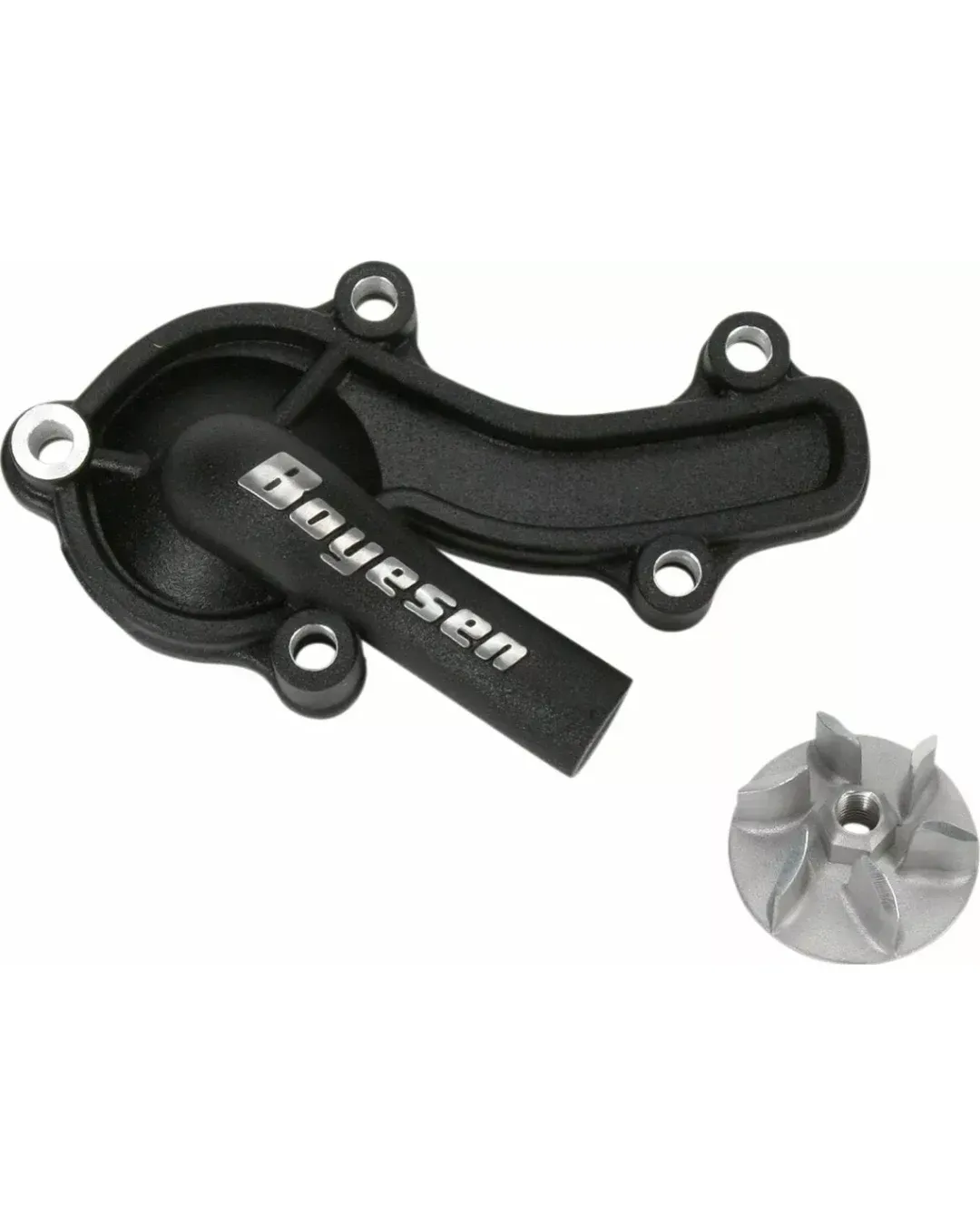 Комплект капак на водната помпа и работно колело BOYESEN COVER IMP/WAT PUMP KIT BLACK