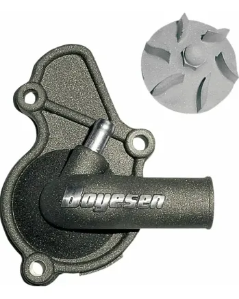 Комплект капак на водната помпа и работно колело BOYESEN COVER WATER PUMP RMZ450 Magnesium