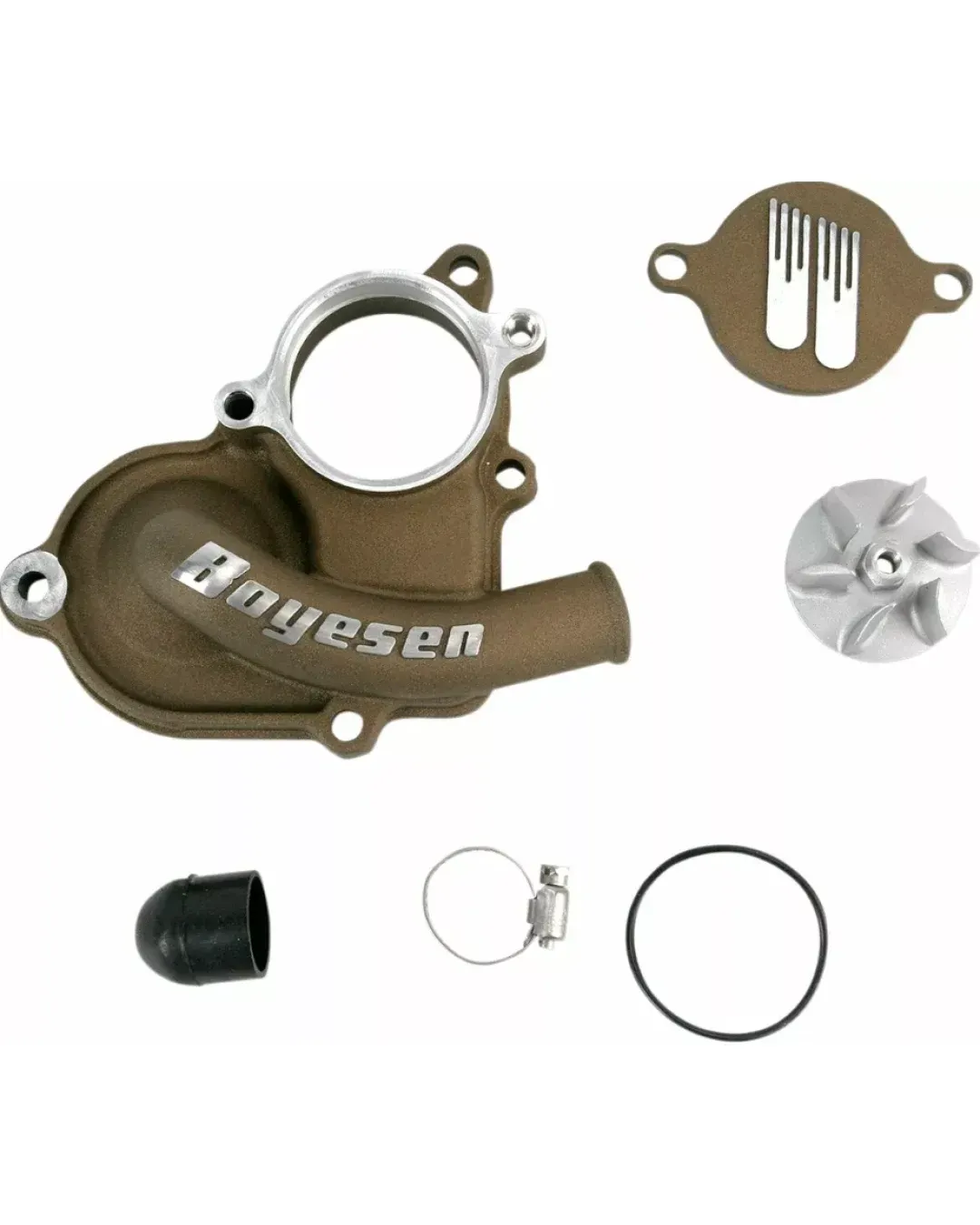 Комплект капак на водната помпа и работно колело BOYESEN COVER WATER PUMP WPK-26M или WPK-26AM