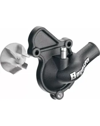 Комплект капак на водната помпа и работно колело BOYESENCOVER WATER PUMP KX450F Black