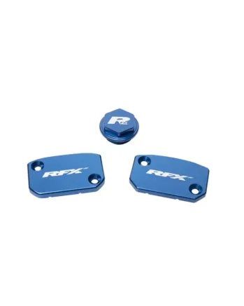 Комплект капаци RFX Pro Reservoir Cap Kit Kit (Blue) (Brembo Brake and Clutch) Husq 16-21