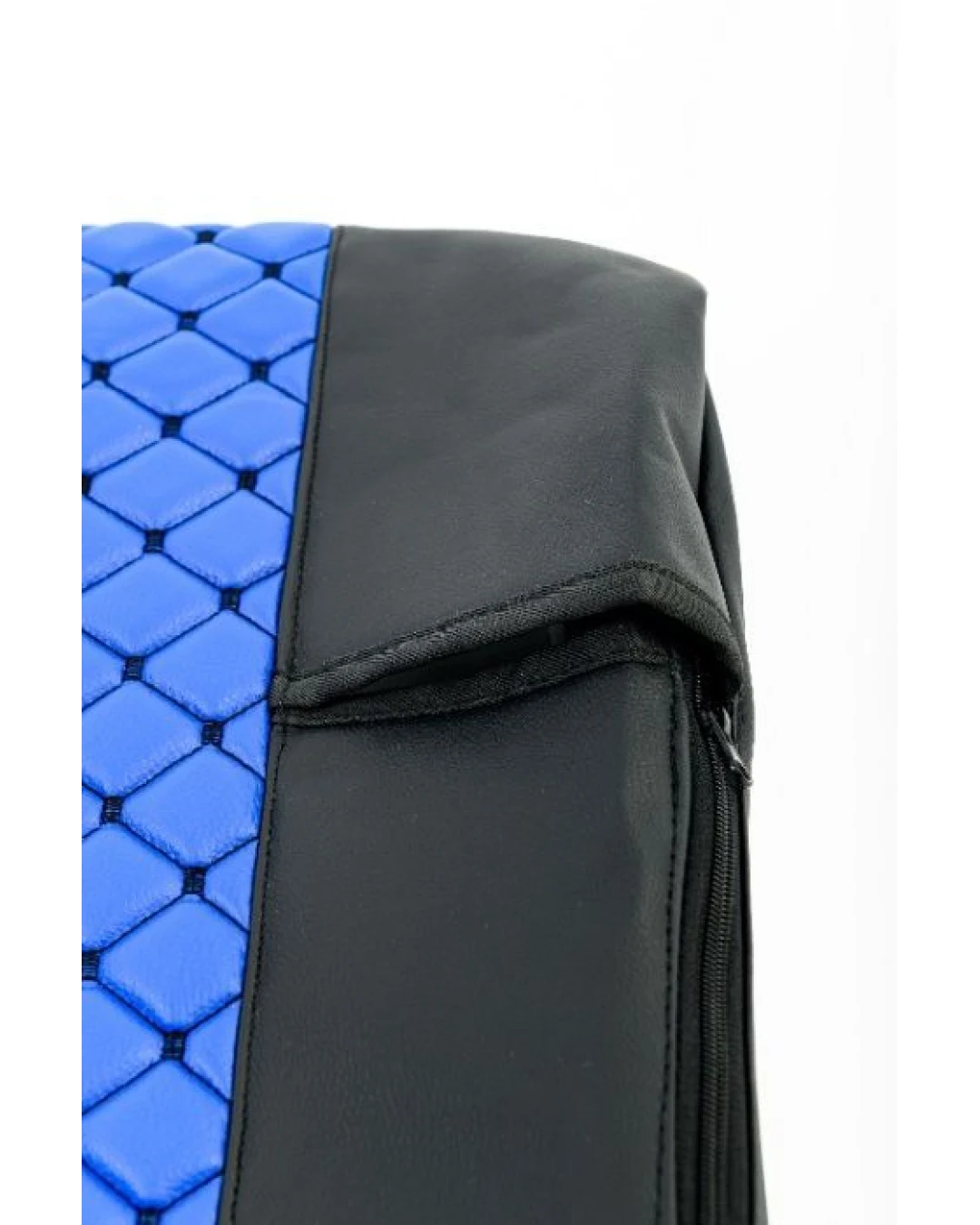 Комплект кожена тапицерия за даф DAF xf 106 евро euro 6 синьо - черно Нова