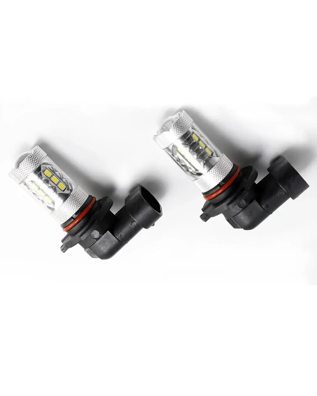 Комплект LED Диодни Крушки С Лупа HB4 9006 За Халогени