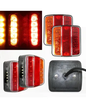 Комплект LED Диодни Стопове 12V 24V Волта бус камион ТИР ремарке