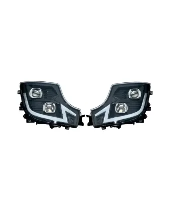 Комплект LED фарове 24V с DRL за Mercedes Actros MP4 / Mercedes Actros MP5 OEM 9608200239 / 9608200339 / 9608200439 / 9608200539