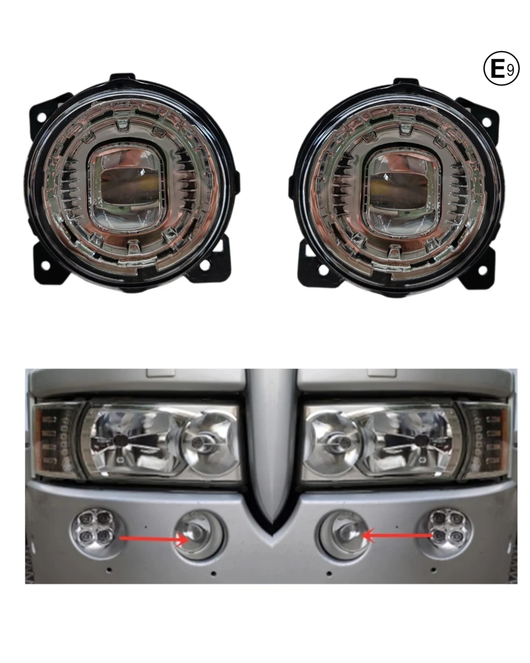 Комплект LED халогени, фарове за мъгла за SCANIA серия P, G, R, T 2004-2017