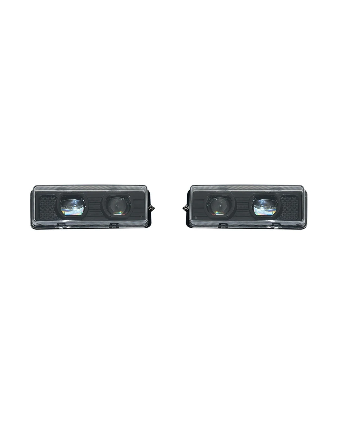 Комплект LED Халогени / Фарове за мъгла с двойна лупа за DAF XF95, 75CF, 85CF – OEM 1328860 / 1328861
