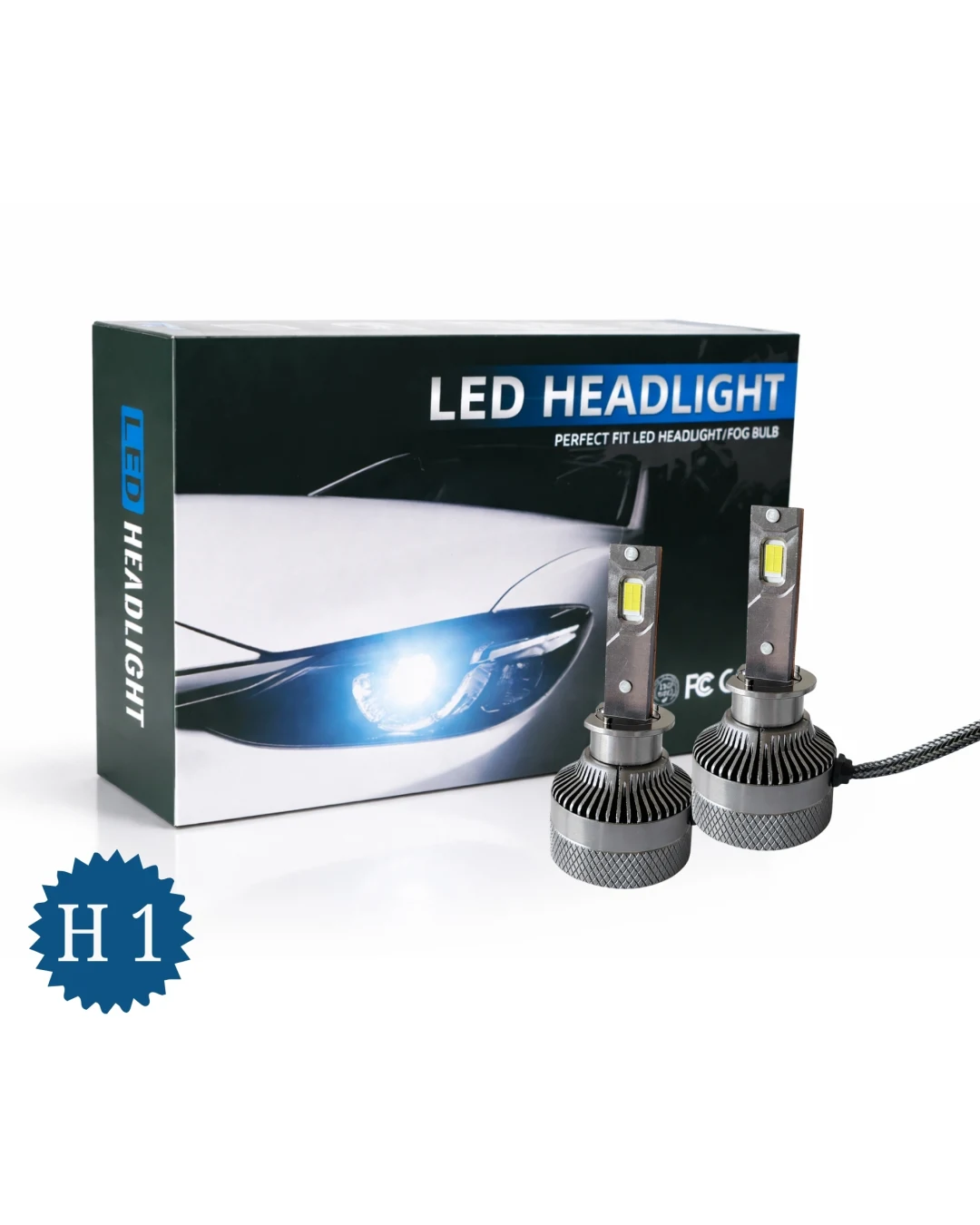 Комплект LED крушки H1 – Smart CSP технология, CANBUS, 70W, 12–24V