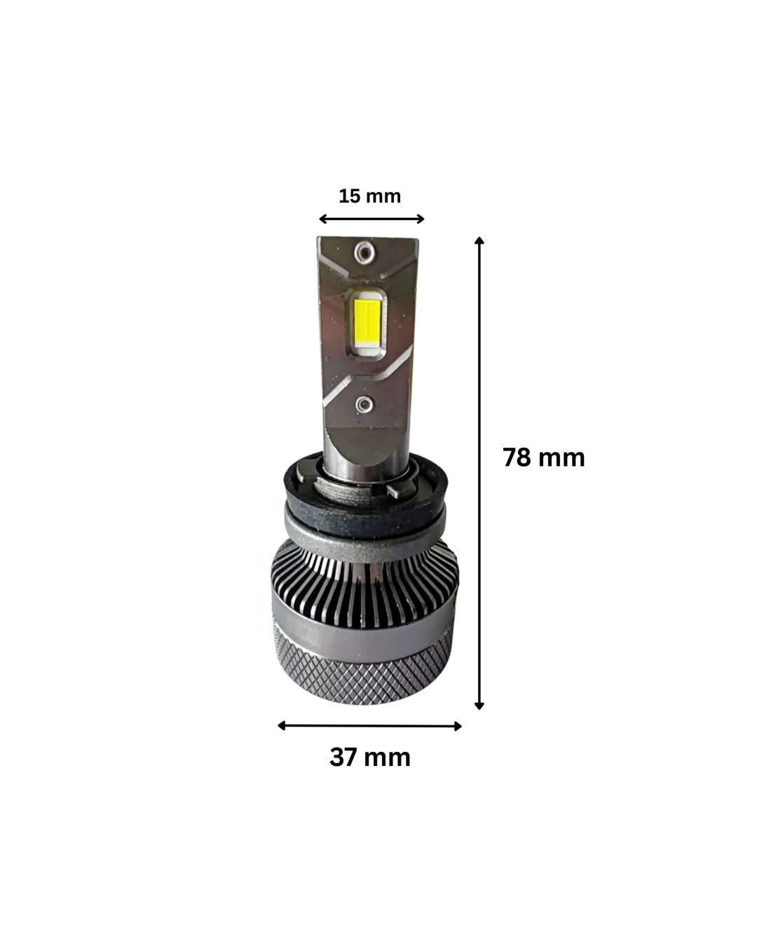 Комплект LED крушки H11/H8 – Smart CSP технология, CANBUS, 70W, 12–24V