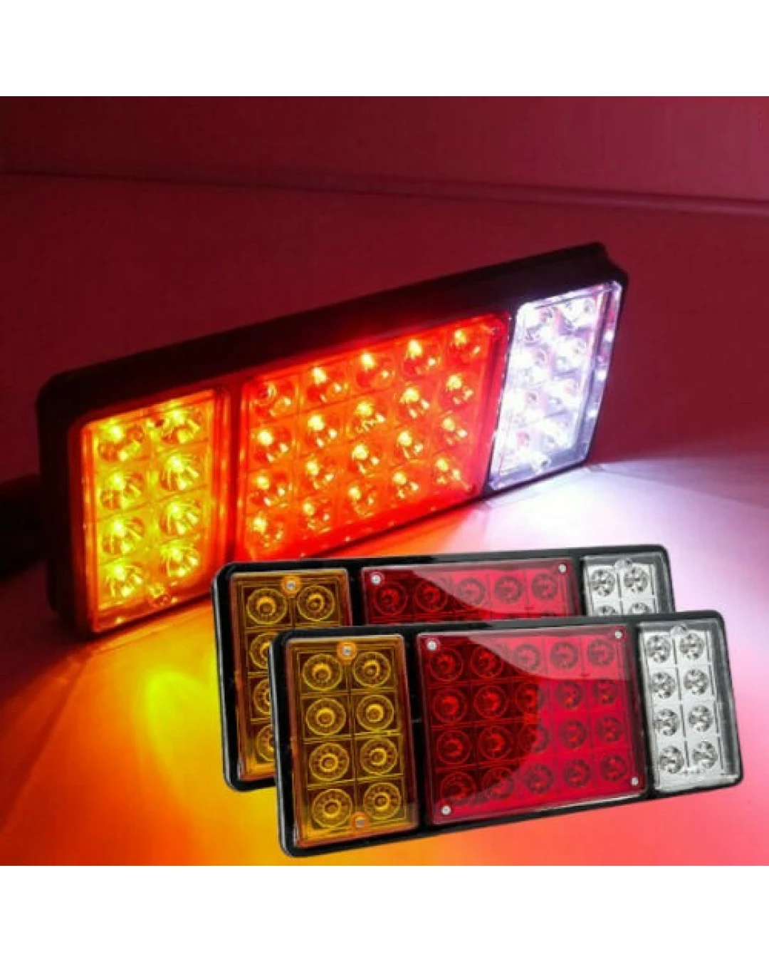 Комплект LED Стопове с 4 Функции - 12V - за ремаркета каравани селскостопански превозни средства