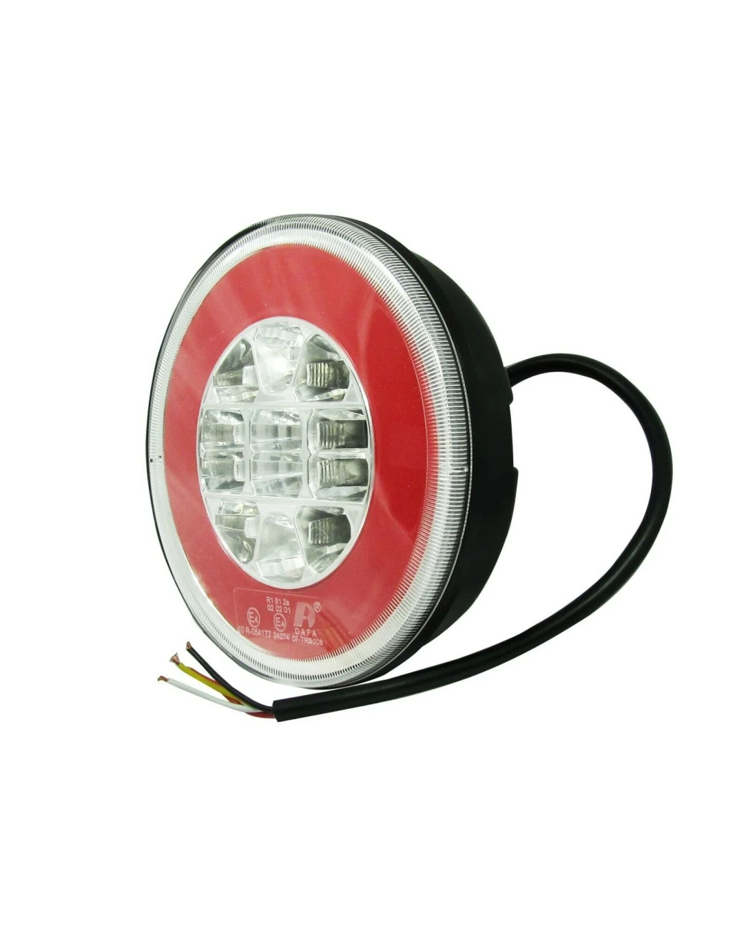Комплект LED Светодиодни Стопове с Неон Ефект, Кръгли, Тип Хамбургер 12V-24V, E4, Ø14 см