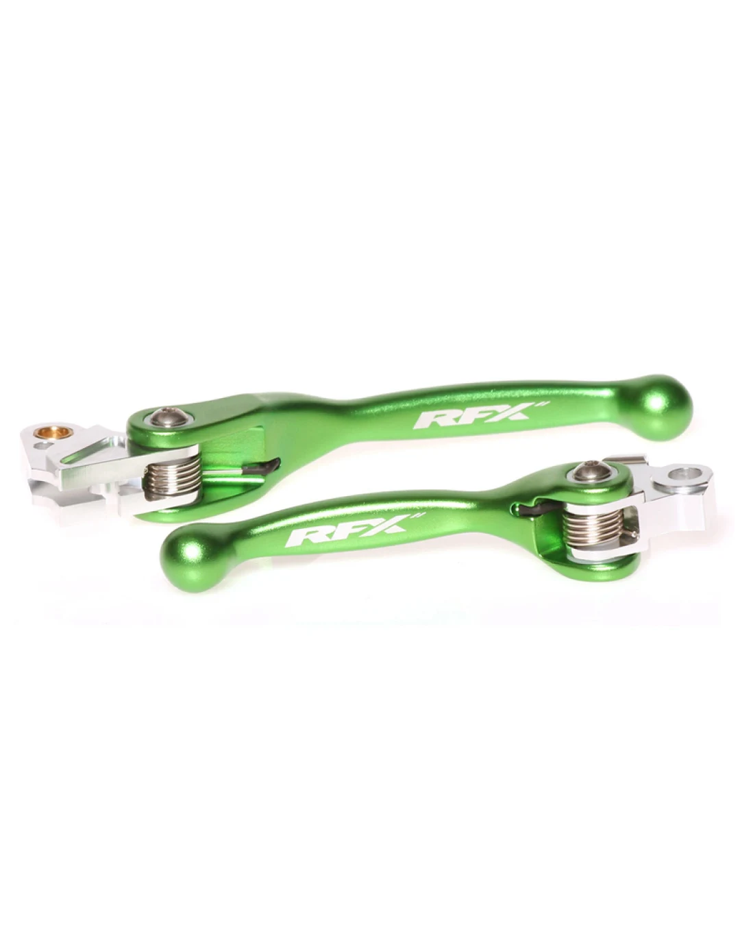 Комплект лостове RFX Race Forged Flexible Lever Set (Green) Kawasaki KXF250/450 13-16