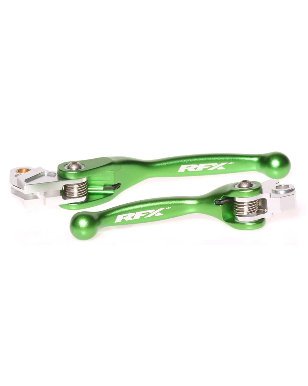 Комплект лостове RFX Race Forged Flexible Lever Set (Green) KX65/85/100 00-16 KX125/250 00-08