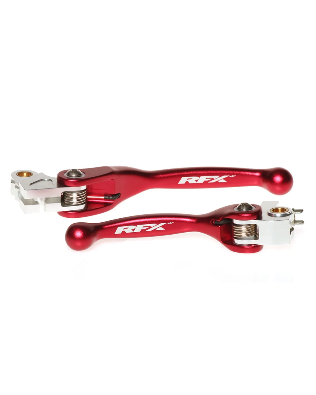 Комплект лостове за спирачка и съединител RFX Race Forged Flexible Lever Set - Red