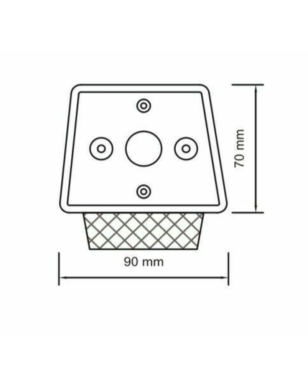 Комплект Лява и Дясна LED Габаритни Светлини 12V за покрив Transit Mk5 Mk6 1991-2006