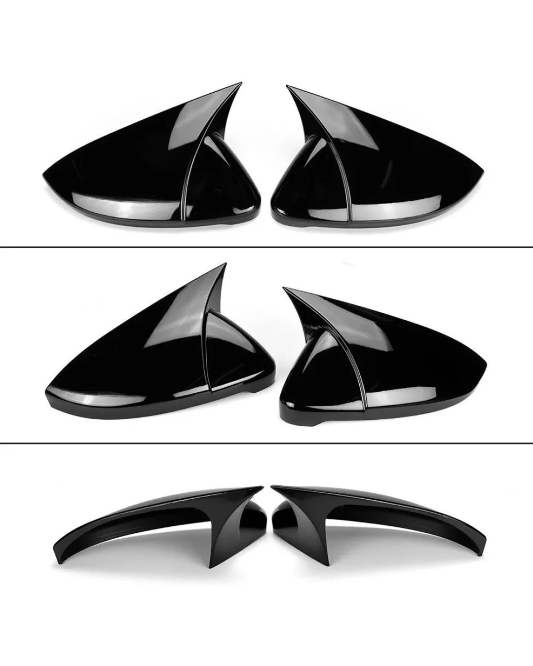 Комплект от 2бр. Batman Style капаци за странични огледала за Volkswagen VW Golf 7 7.5 E-Golf 2013-2020г.