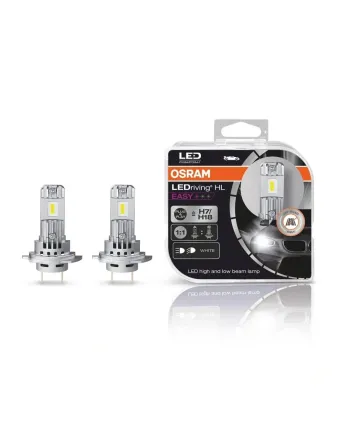 Комплект от 2бр Лед Led Диодни Крушки Osram H7 / H18 LEDriving HL EASY за фарове 12V