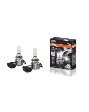 Комплект от 2бр Лед Led Диодни Крушки Osram H8/H11/H16/H9 LEDriving HL BRIGHT +300% за фарове 12V