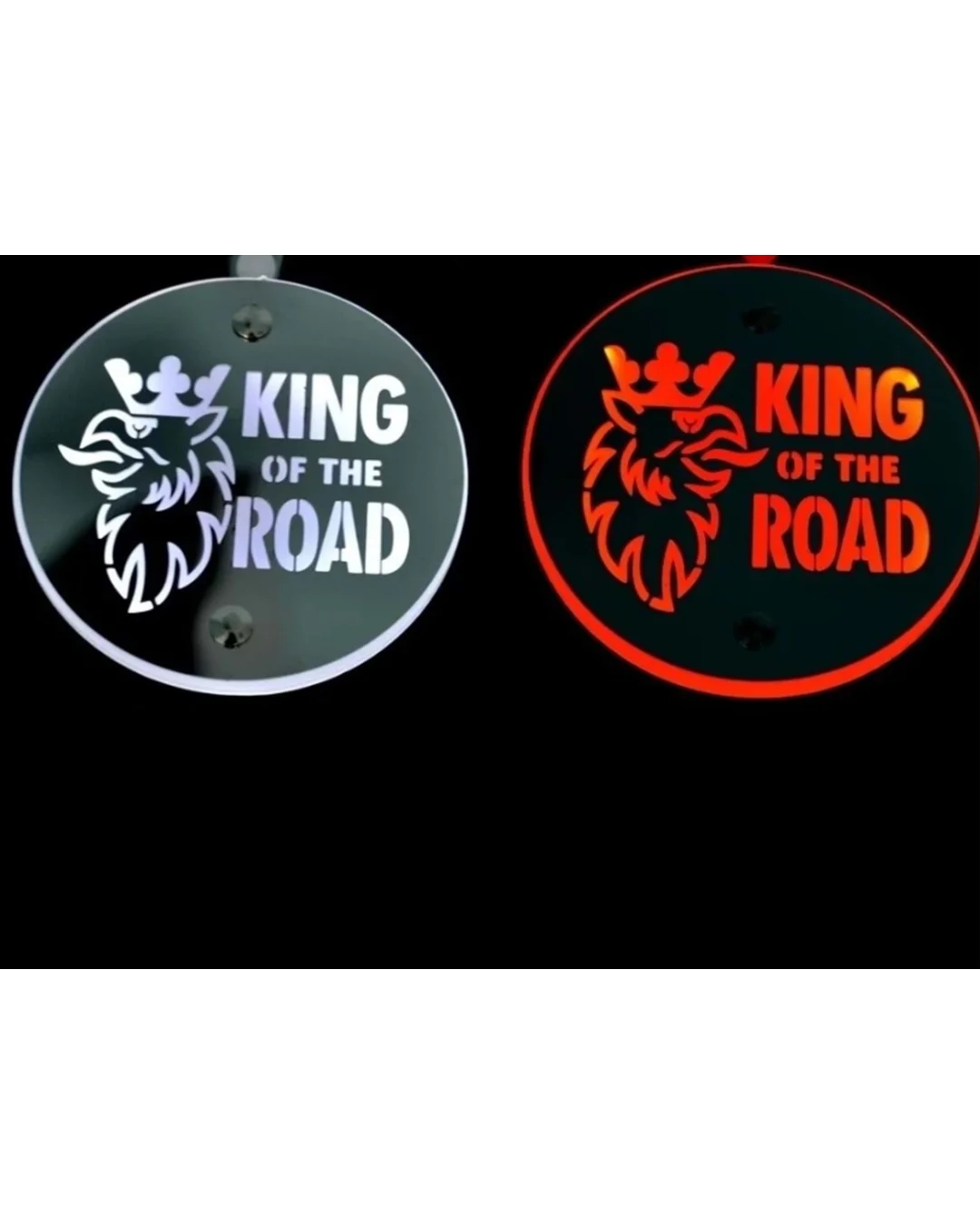 Комплект от 2бр Светодиодни LED Лед Габарити Обеци 24V бяло-червено King
